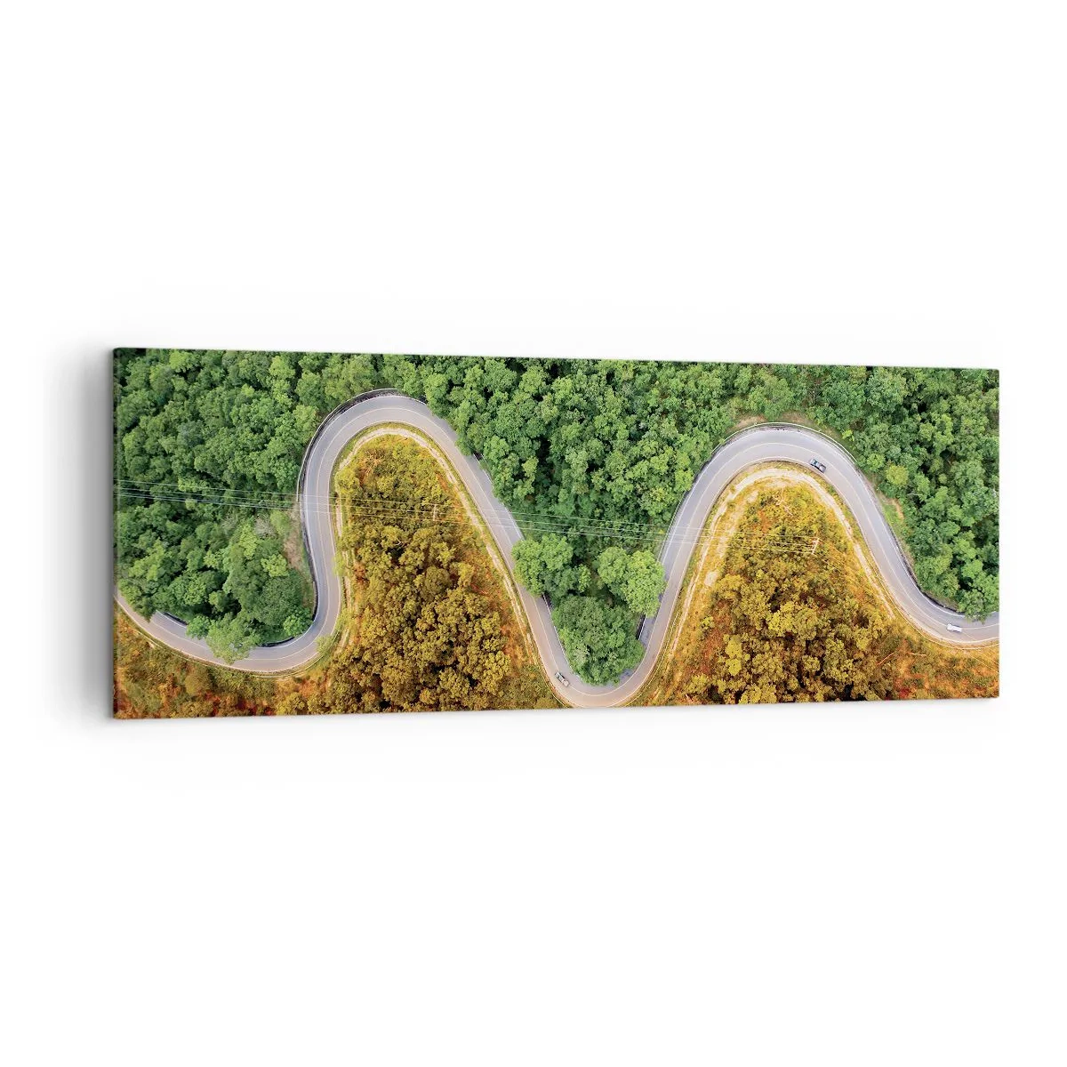 Lærredstryk - Billede på lærred - Grænser og gennembrud - 140x50 cm