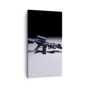 Lærredstryk - Billede på lærred - Den mørke ridder - 45x80 cm