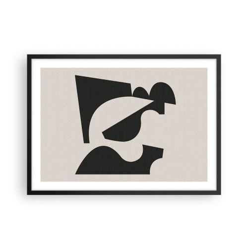 Plakat i sort ramme - Sammensæt din egen - 70x50 cm