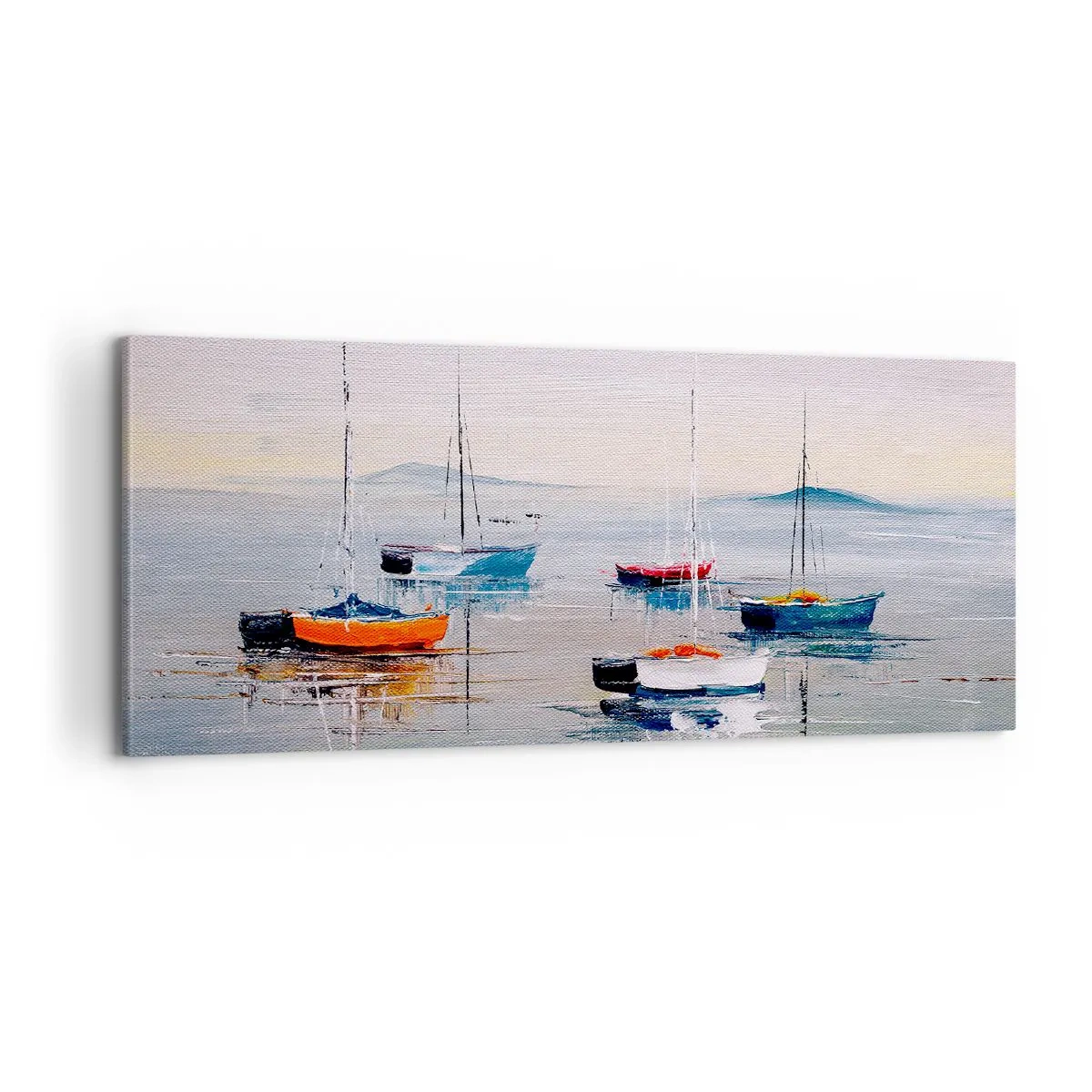 Lærredstryk - Billede på lærred - Et velfortjent hvil - 100x40 cm