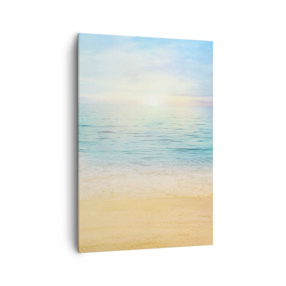 Lærredstryk - Billede på lærred - Det store blå - 70x100 cm
