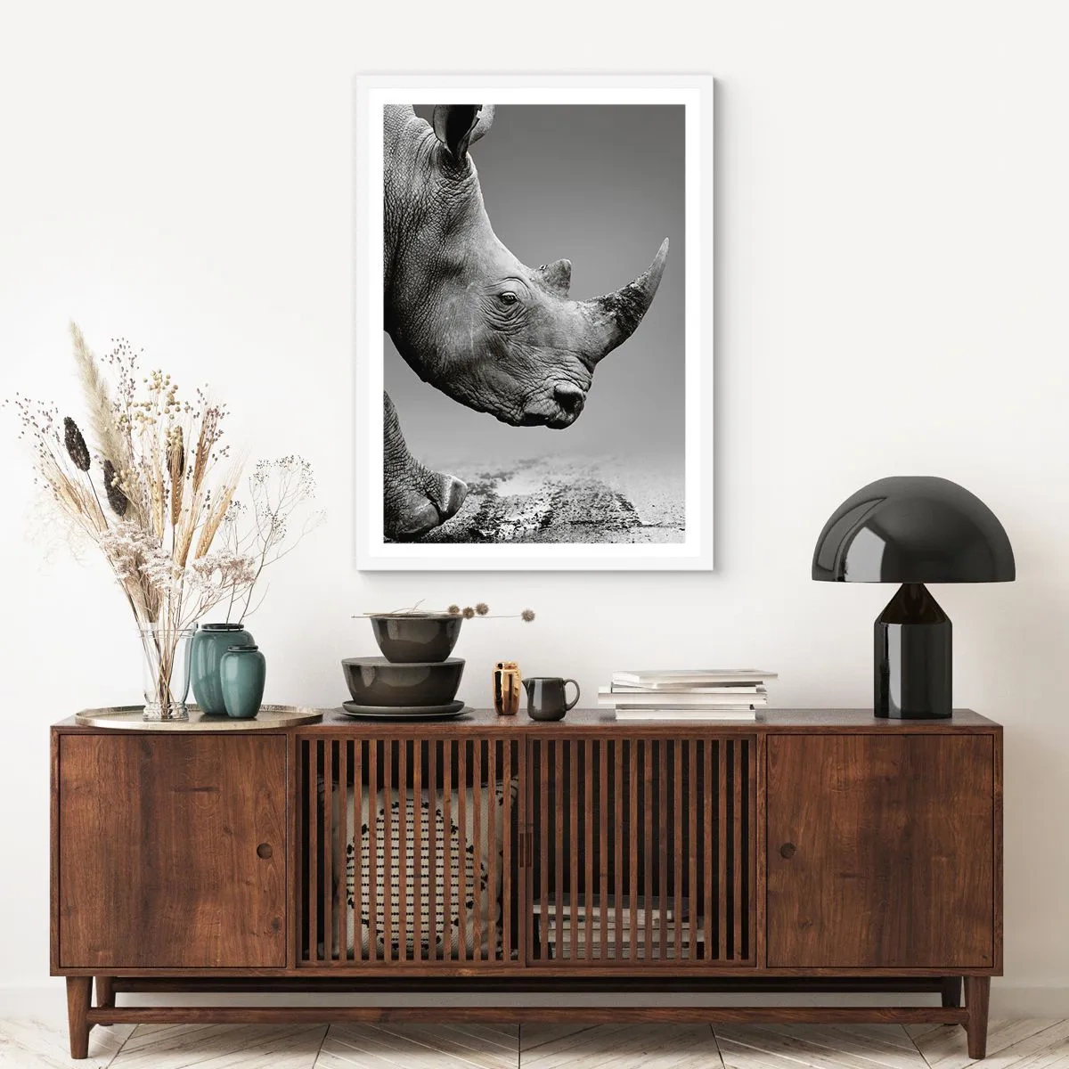 Plakat i hvid ramme - En ustoppeli - 50x70 cm