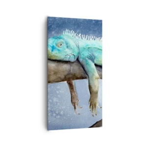 Lærredstryk - Billede på lærred - Det er godt! - 65x120 cm