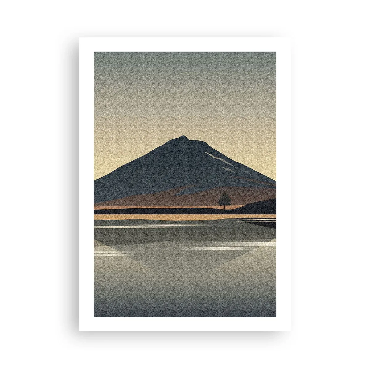 Plakat - Spejlrefleksion - 50x70 cm