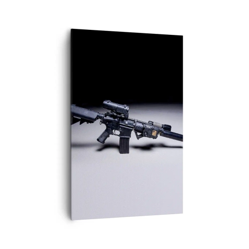 Lærredstryk - Billede på lærred - Den mørke ridder - 80x120 cm