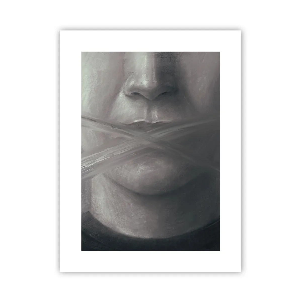 Plakat - Ikke et ord - 30x40 cm