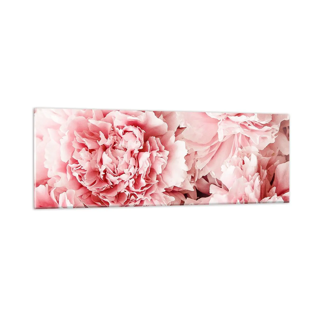Billede på glas - Lyserød drøm - 90x30 cm