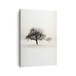 Lærredstryk - Billede på lærred - Vintersøvn - 50x70 cm