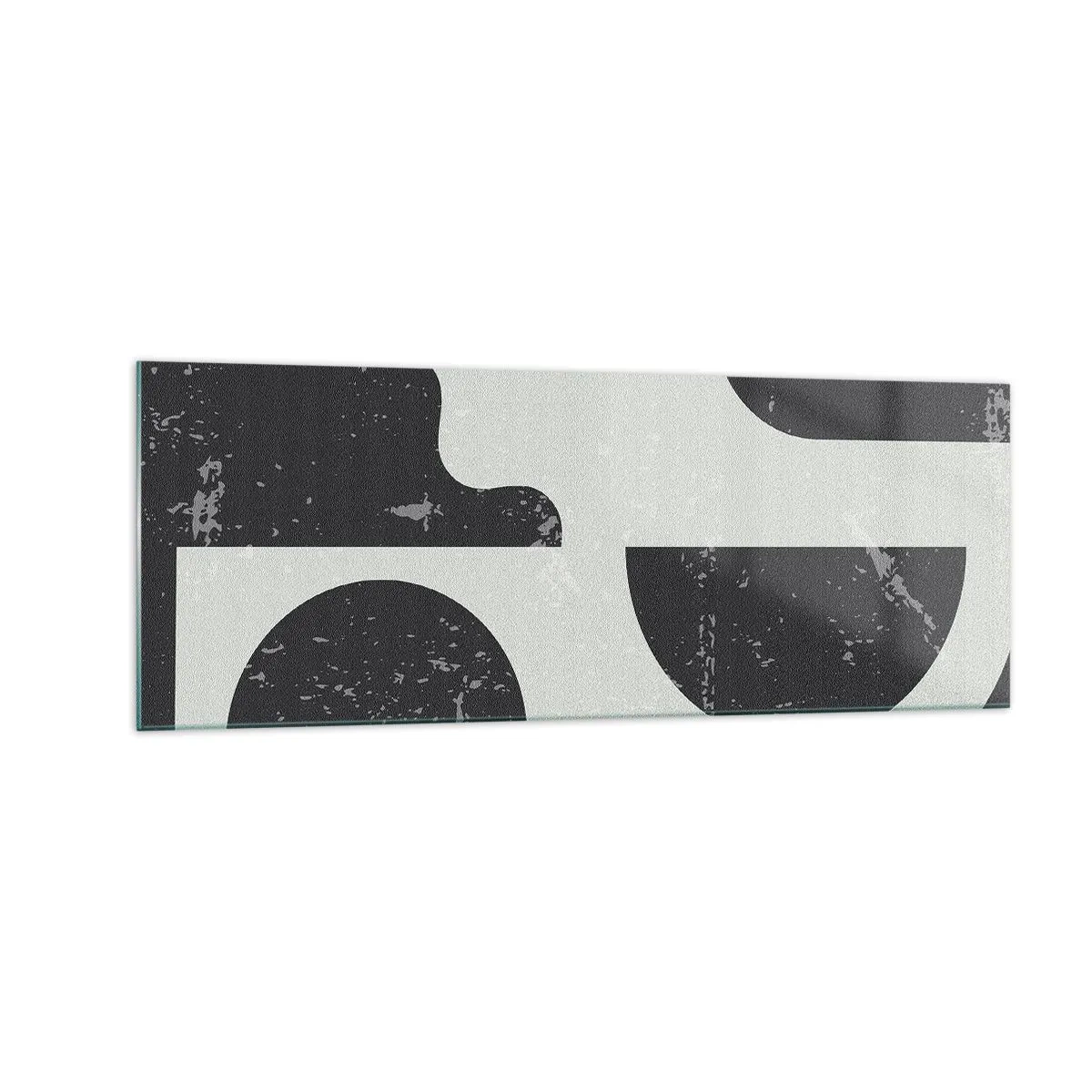 Billede på glas - Komposition over og under - 140x50 cm