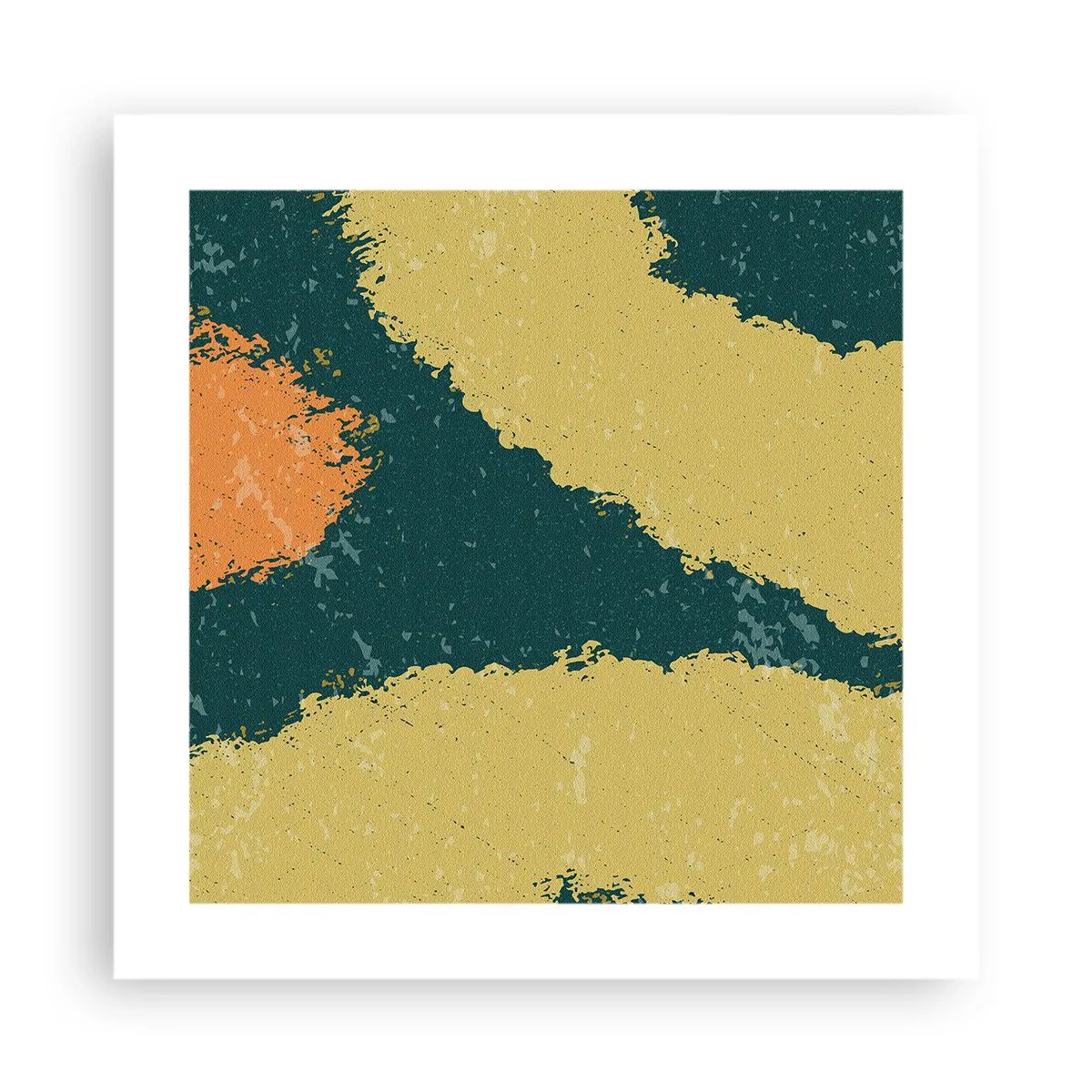Plakat - Abstraktion - i slowmotion - 40x40 cm