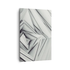 Lærredstryk - Billede på lærred - Skarpe vinkler knopper - 80x120 cm