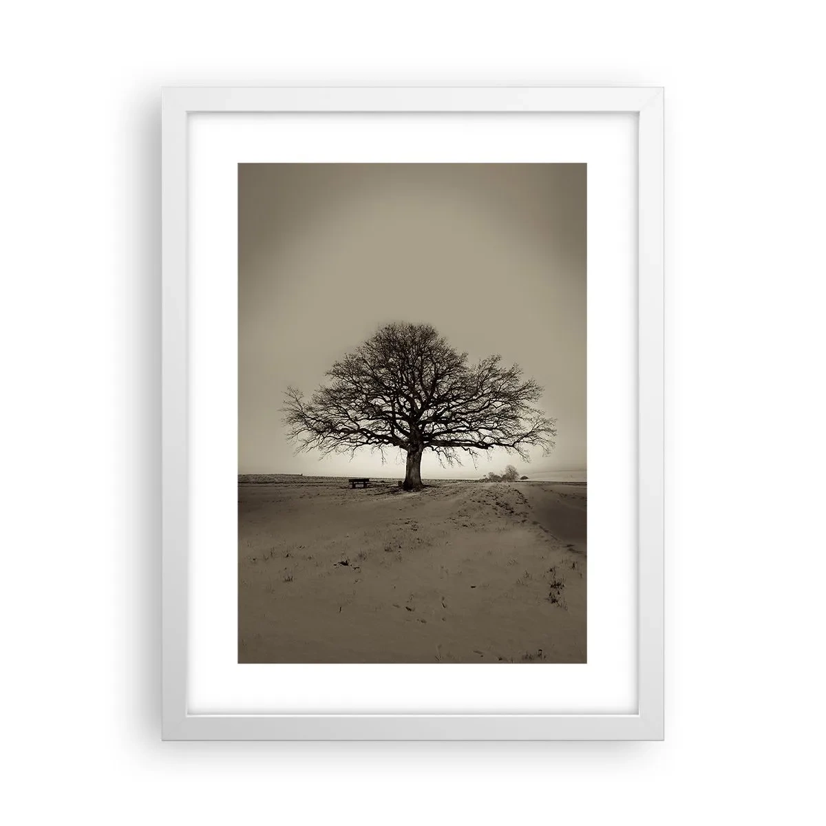 Plakat i hvid ramme - Herfra og til evigheden - 30x40 cm