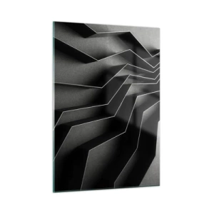 Billede på glas - Rumlig orden - 50x70 cm