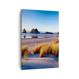 Lærredstryk - Billede på lærred - For dem, der søger ro - 70x100 cm