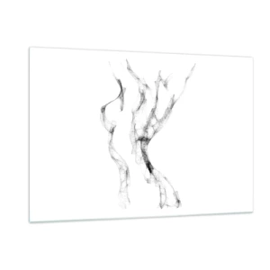 Billede på glas - Smuk og stærk - 120x80 cm