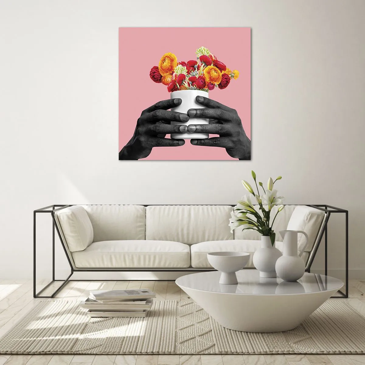 Billede på glas - Livets apotheose - 70x70 cm