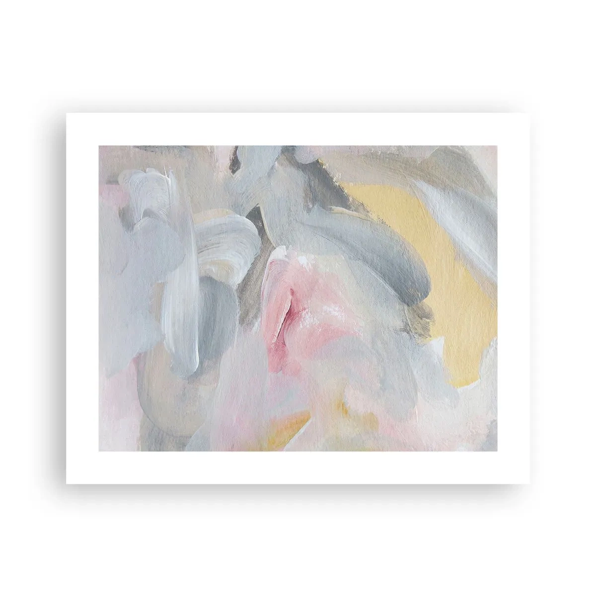 Plakat - I en pastelfarvet verden - 50x40 cm