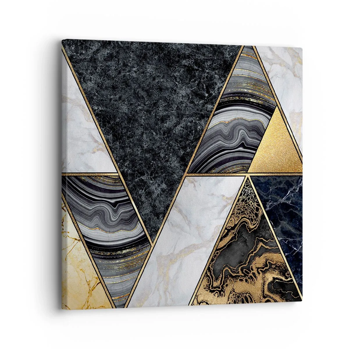 Lærredstryk - Billede på lærred - Sten for sten - 30x30 cm