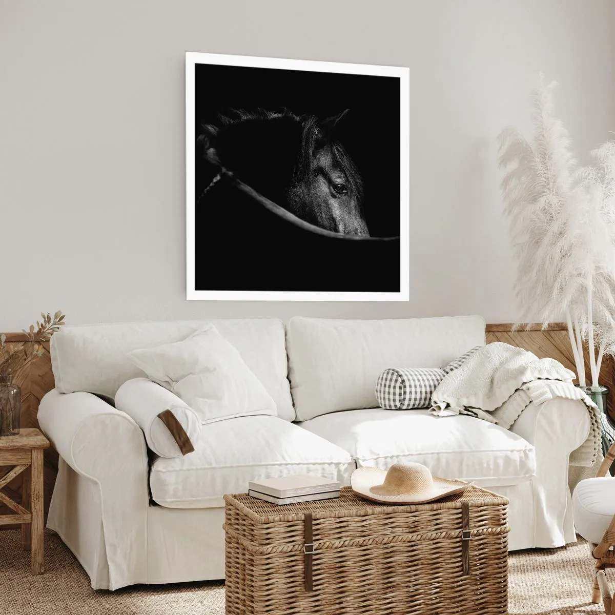 Plakat - Sort prins - 50x50 cm