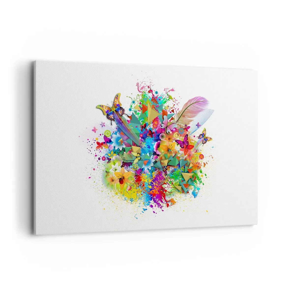 Lærredstryk - Billede på lærred - En buket af glæde - 120x80 cm