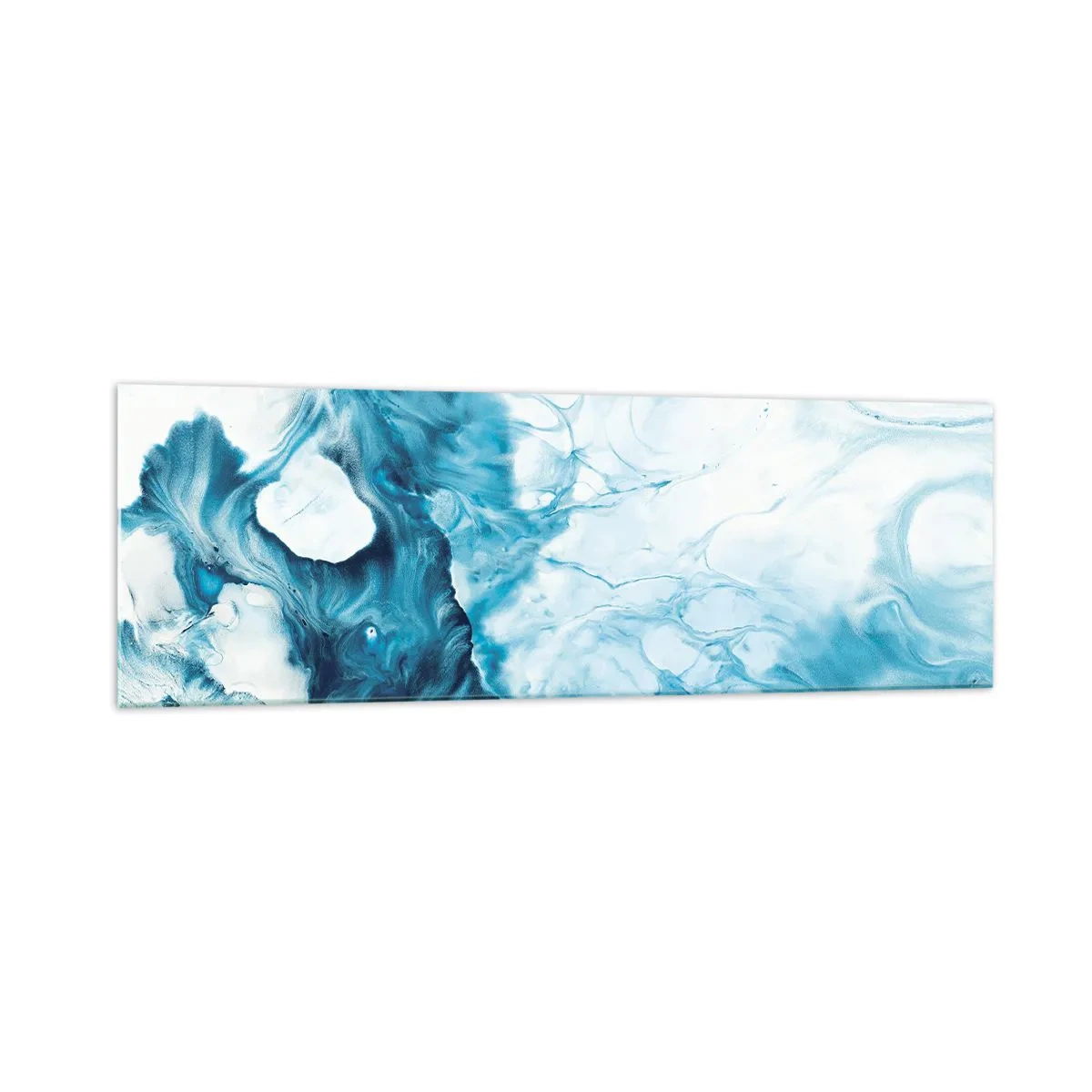 Billede på glas - Blå koncert - 160x50 cm
