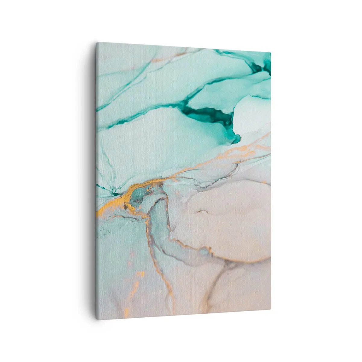 Lærredstryk - Billede på lærred - Dans af former og farver - 50x70 cm