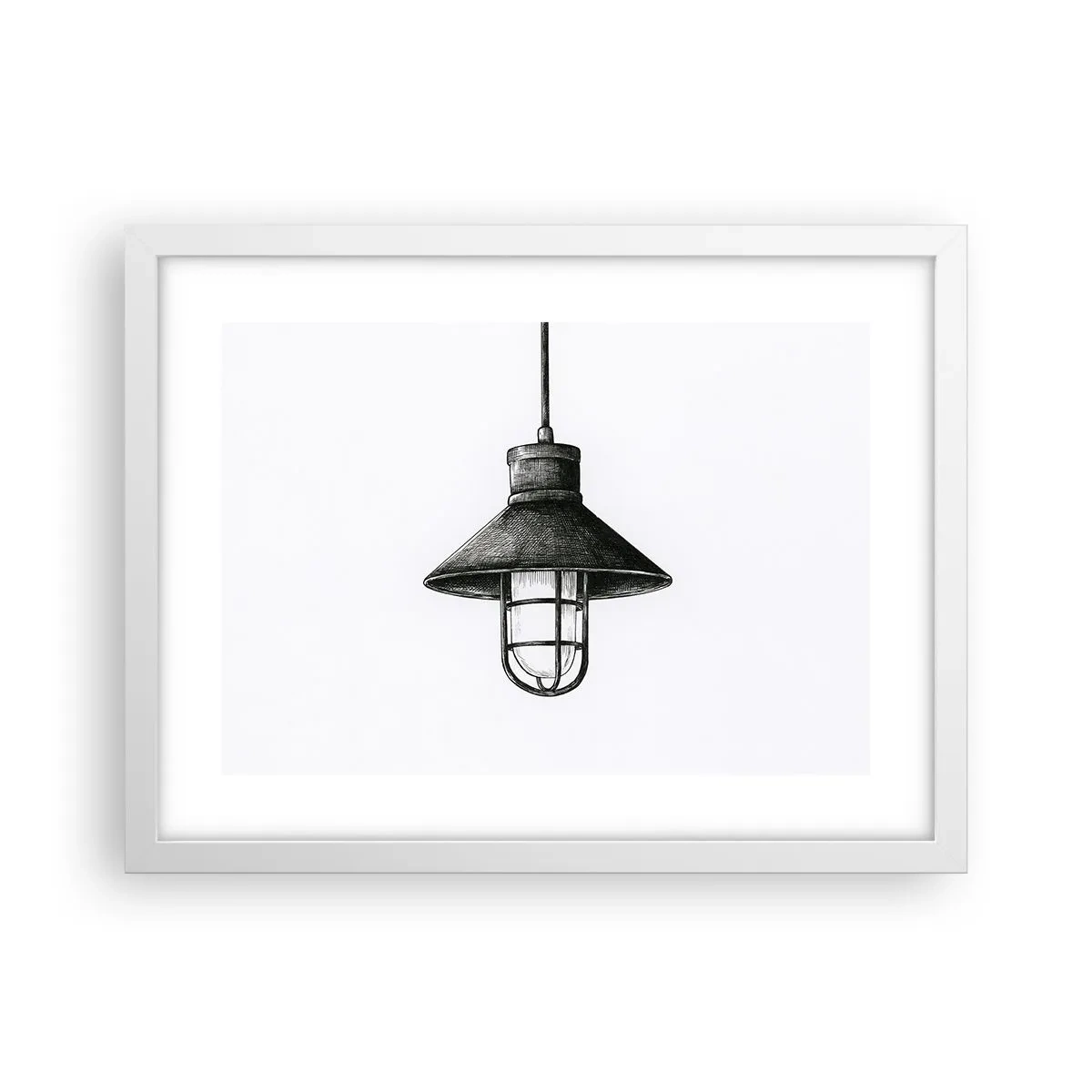 Plakat i hvid ramme - Som for mange år siden... - 40x30 cm