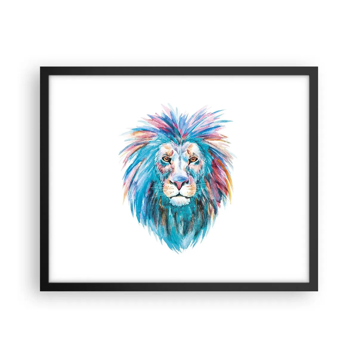 Plakat i sort ramme - En elektrificerende aura - 50x40 cm