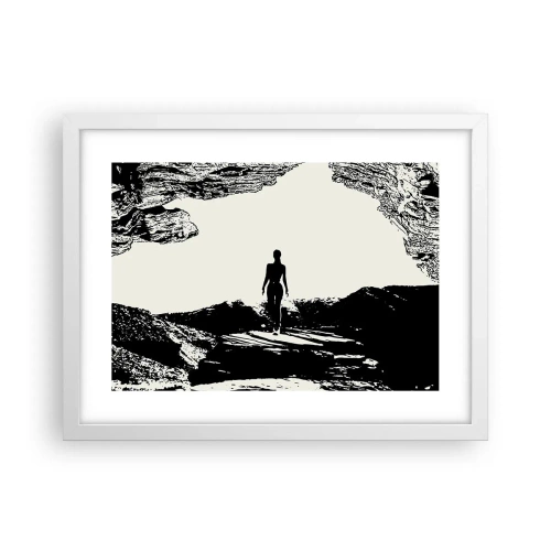 Plakat i hvid ramme - Et nyt udseende - 40x30 cm