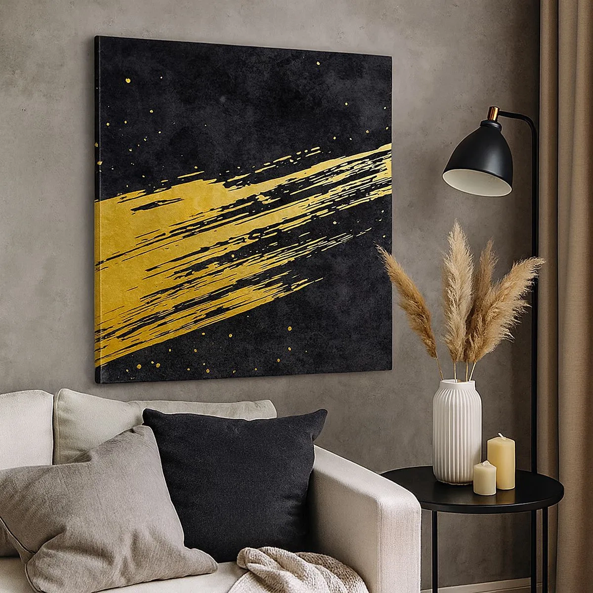 Lærredstryk - Billede på lærred - Hop ind i hyperrummet - 30x30 cm