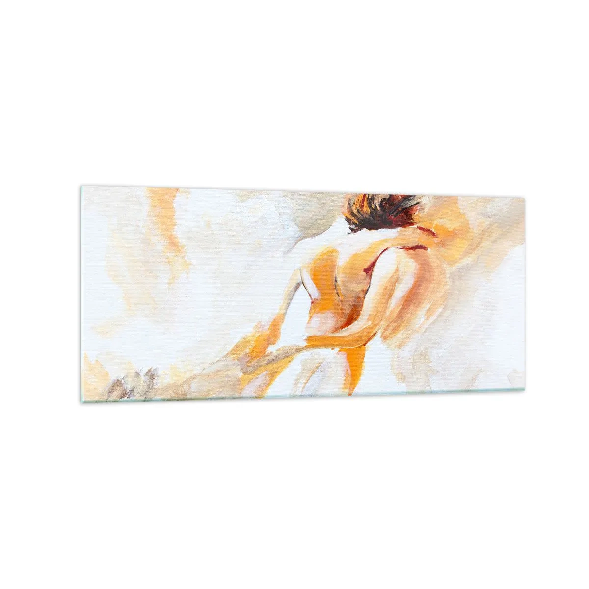 Billede på glas - I himlen af nærhed - 120x50 cm