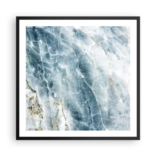 Plakat i sort ramme - Isverden - 60x60 cm