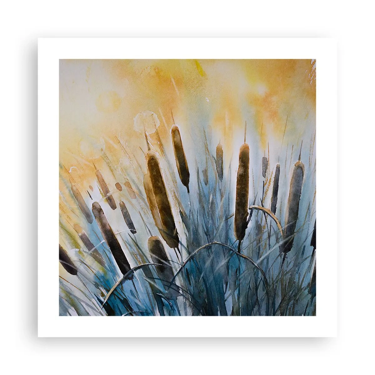 Plakat - Vandets kulde, solens varme - 50x50 cm