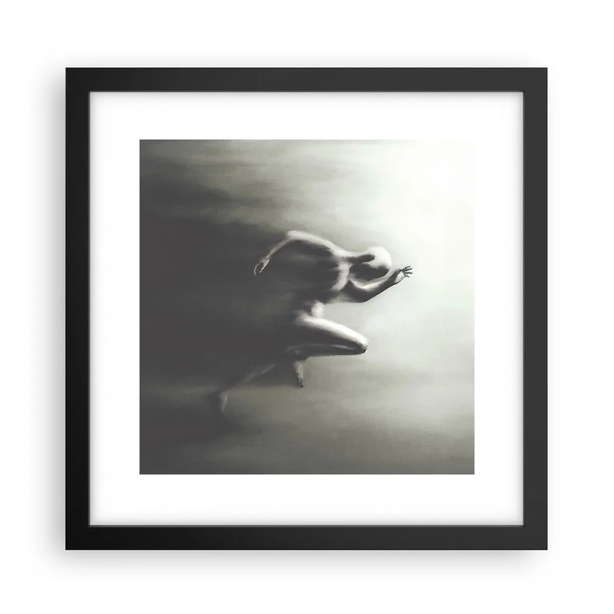 Plakat i sort ramme - Ustoppelig - 30x30 cm