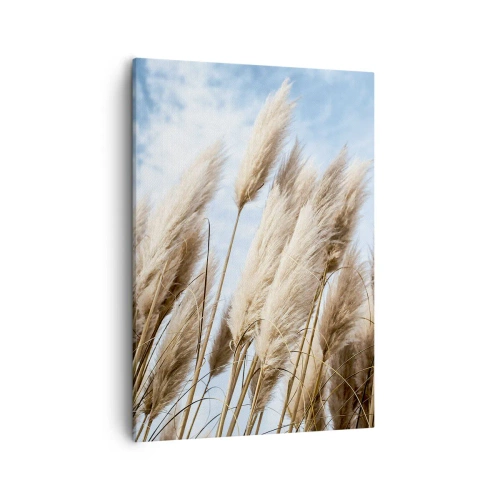 Lærredstryk - Billede på lærred - Solrig og blæsende kærtegn - 50x70 cm