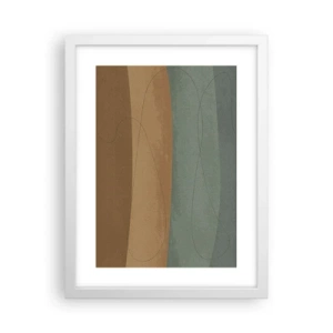 Plakat i hvid ramme - Vandret sammensætning - 30x40 cm