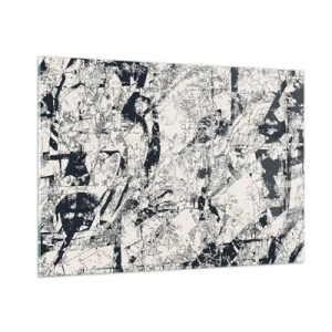 Billede på glas - Modsætningernes gennemtrængning - 100x70 cm