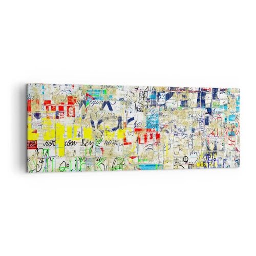 Lærredstryk - Billede på lærred - Simpelthen en fryd for øjet - 140x50 cm