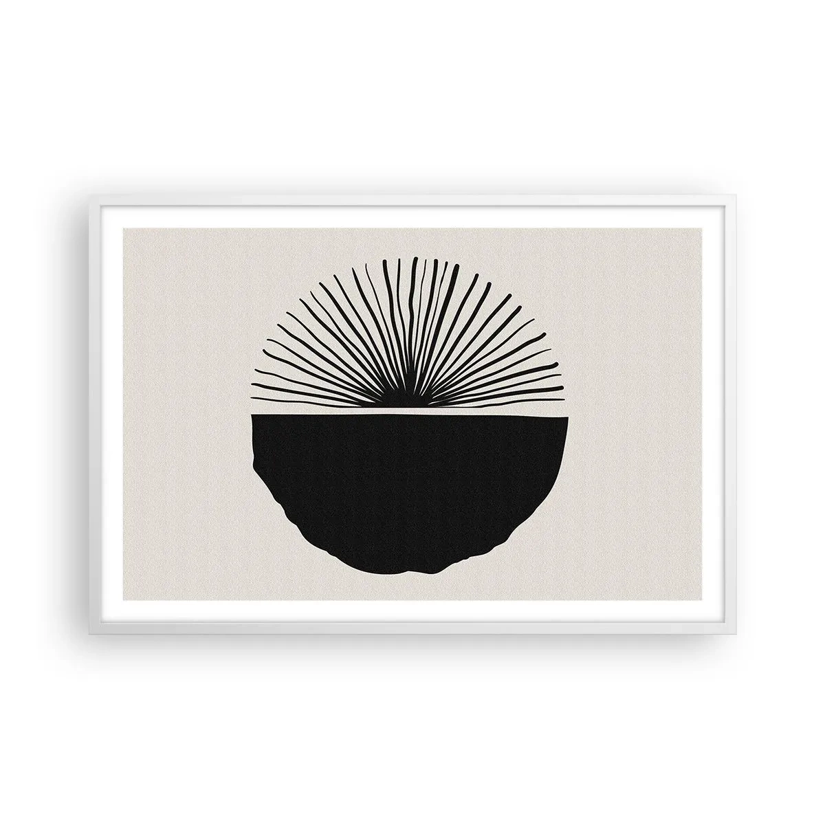 Plakat i hvid ramme - En vifte af muligheder - 91x61 cm