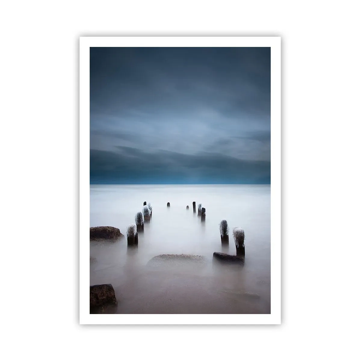 Plakat - En betænksom sø - 70x100 cm