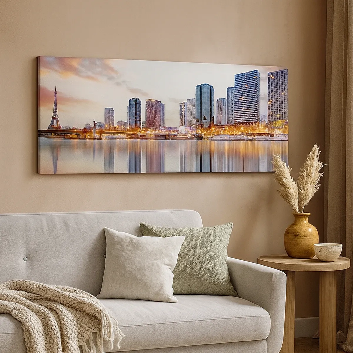 Lærredstryk - Billede på lærred - Den monumentale ro i Paris - 30x30 cm