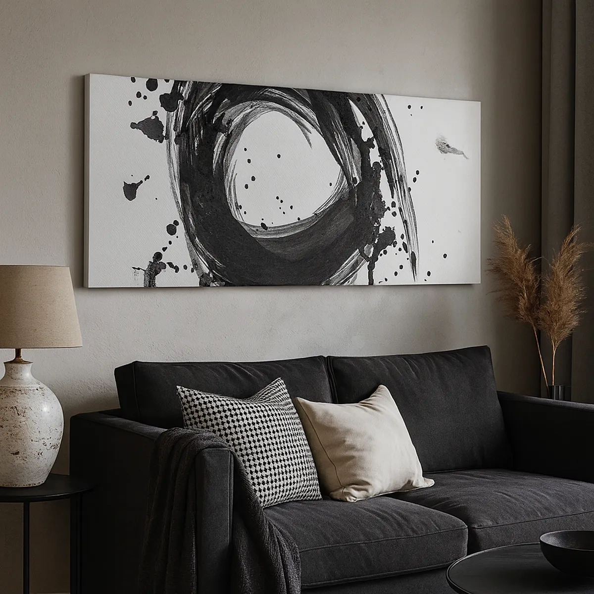 Lærredstryk - Billede på lærred - Skabelsens hvirvelstrøm - 30x30 cm