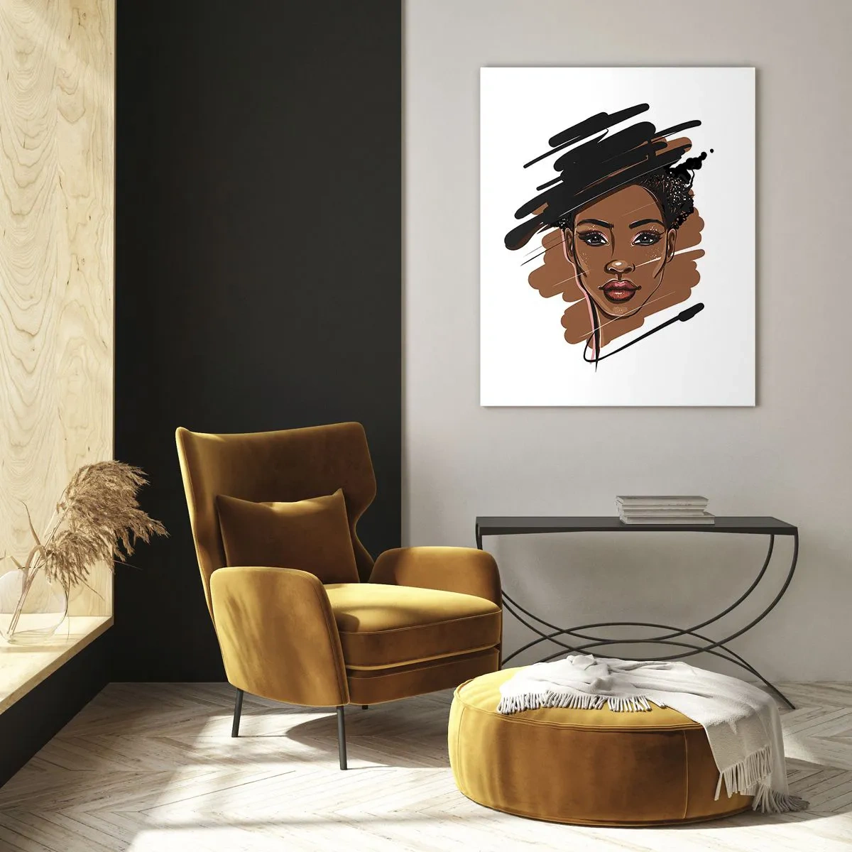 Billede på glas - Sød som chokolade - 50x70 cm