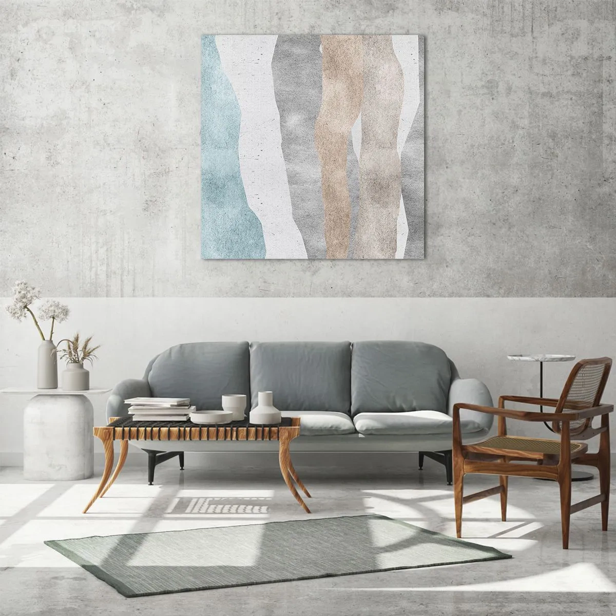 Billede på glas - En undersøgelse af intimitet - 50x50 cm