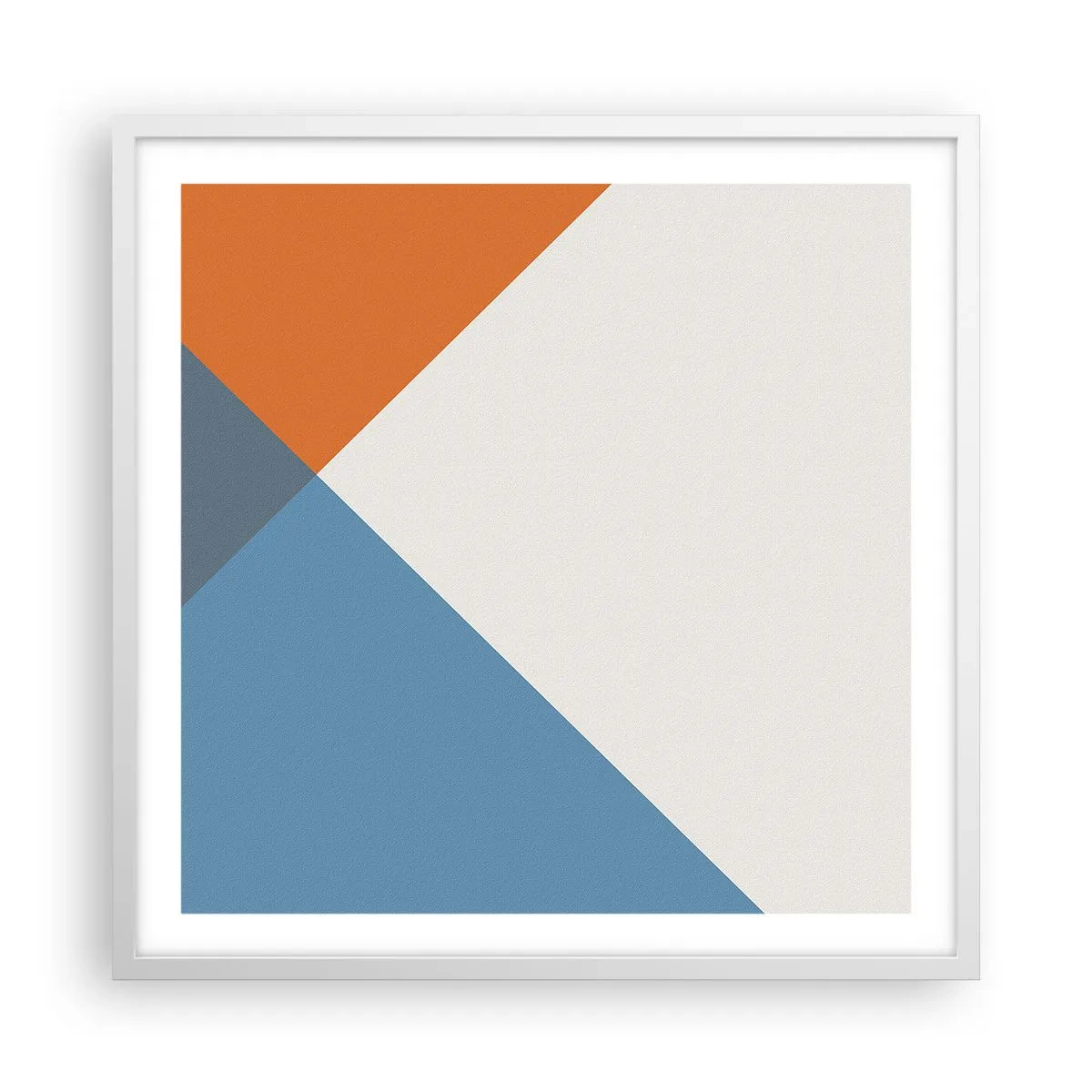 Plakat i hvid ramme - Med hensyn til ... - 60x60 cm