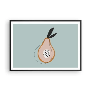 Plakat i sort ramme - Trænge ind i tingenes natur - 100x70 cm