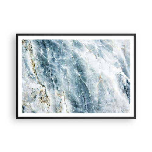 Plakat i sort ramme - Isverden - 100x70 cm