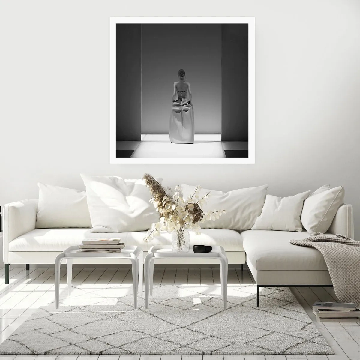 Plakat - Raffineret enkelhed - 30x30 cm