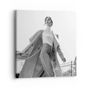 Lærredstryk - Billede på lærred - Kommer du med mig? - 30x30 cm