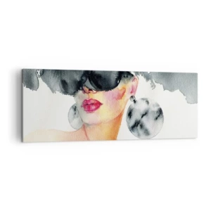 Lærredstryk - Billede på lærred - Hemmeligheden bag elegance - 140x50 cm